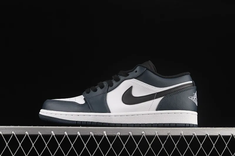 All categories Air Jordan Jordan series basketball shoes Air Jordan 1 Low G version pure original Air Jordan 1 Low "Dark Teal" AJ1 Qiao 1 Qinglan low-top cultural and leisure sports sneakers 553558-411
